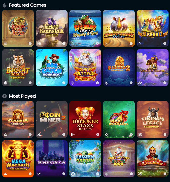CasinoCat Casino Game Library